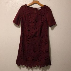 Burgundy Dress